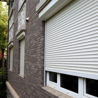 欧式遮阳卷帘窗